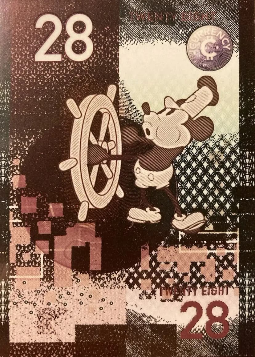 Steamboat Willie Cold Foil