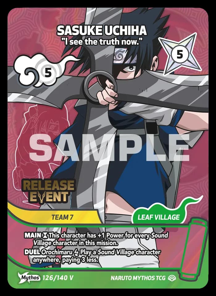Sasuke Uchiha (Mythos V2, Release Event)