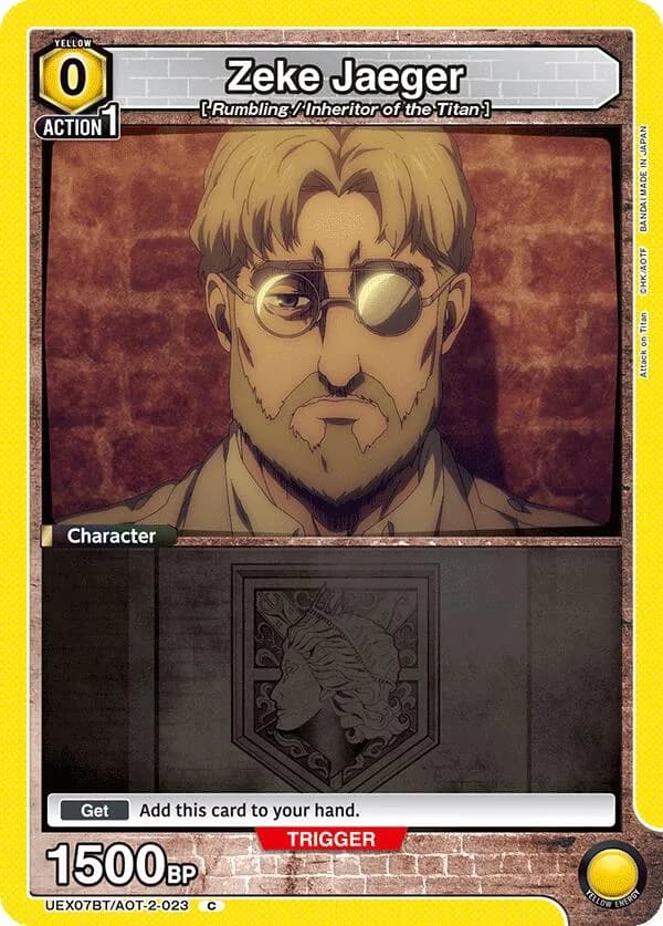 Zeke Jaeger (023) (Box Topper Foil)