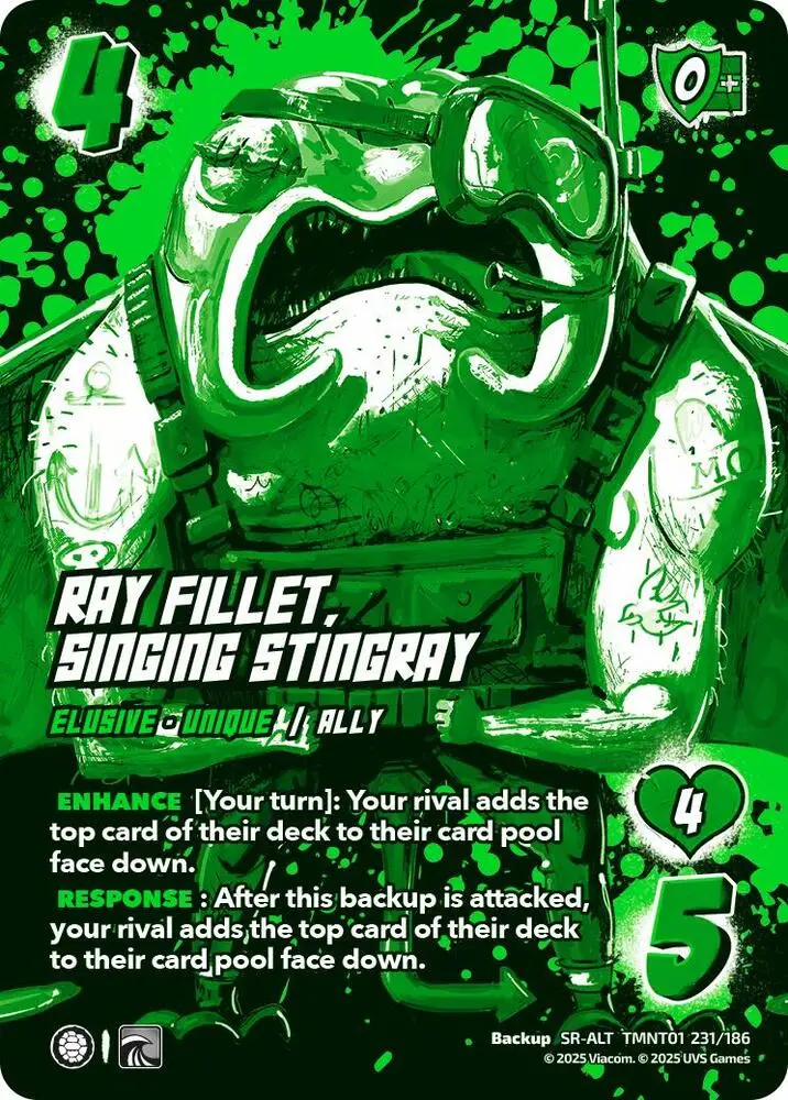 Ray Fillet, Singing Stingray (Alternate Art)