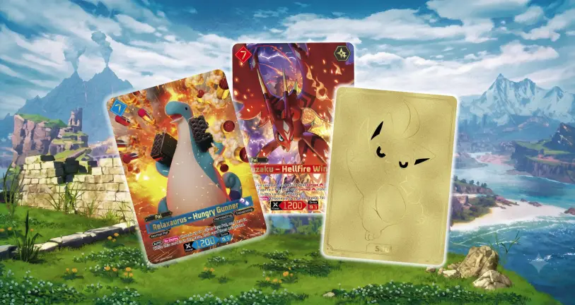 Palworld Official Card Game cards laid out