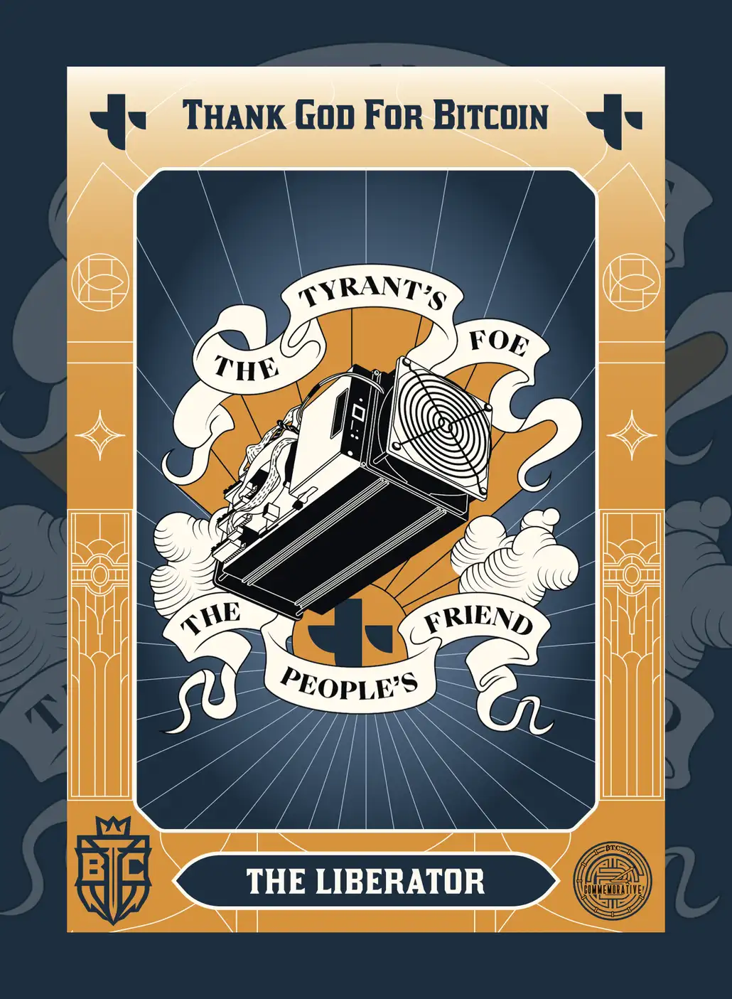 The Liberator card front