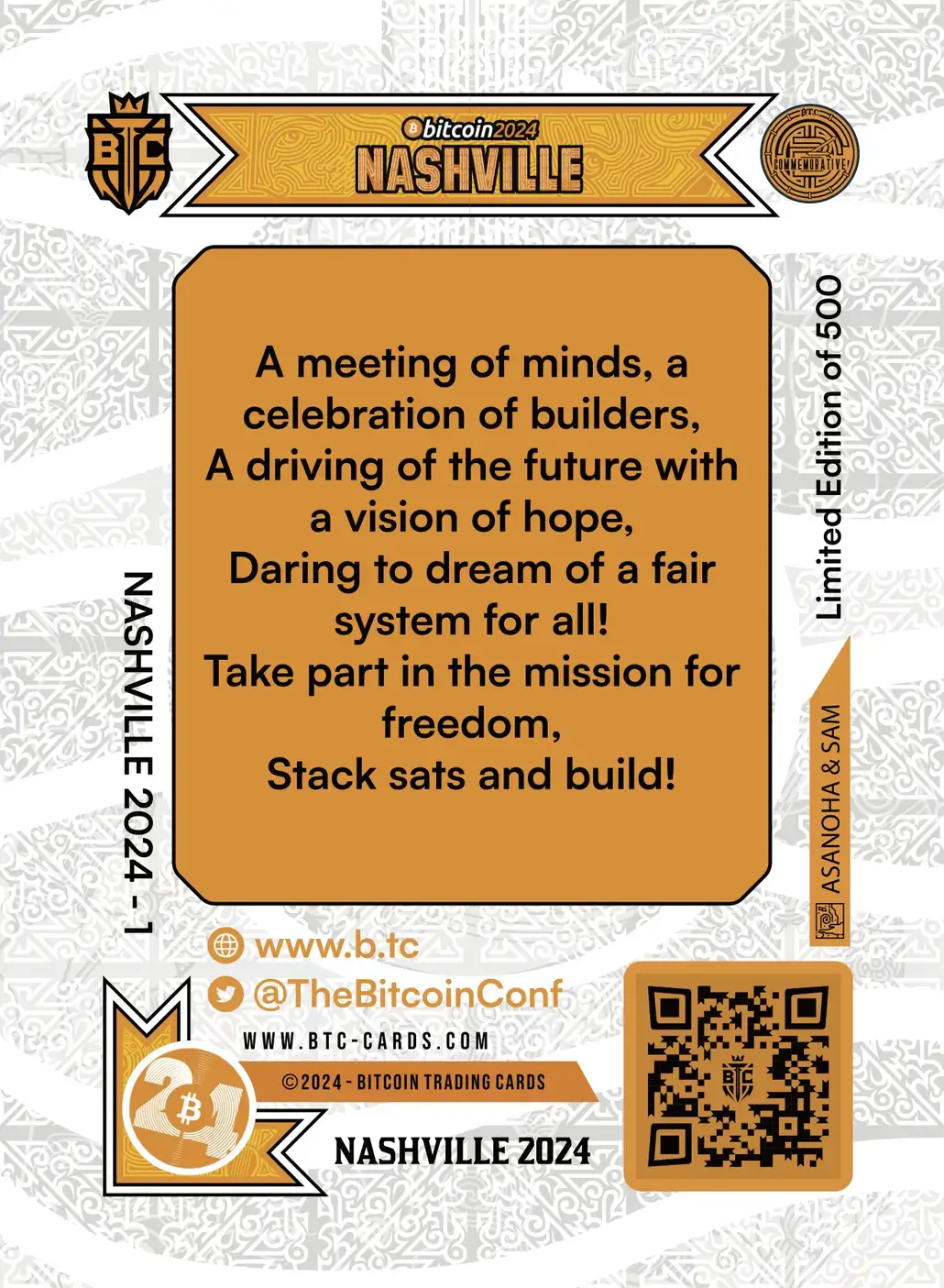 Nashville 2024 (Base) card back