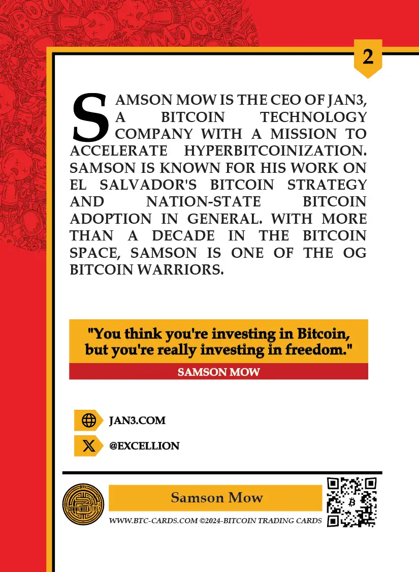 Samson Mow (Base) card back