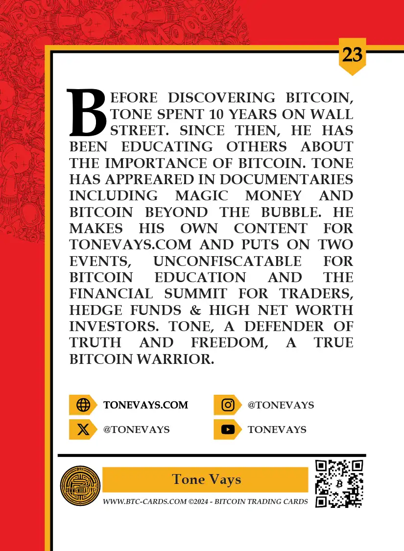 Tone Vays (Base) card back