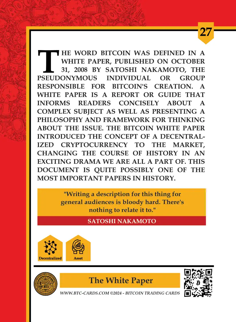 The White Paper (Base) card back