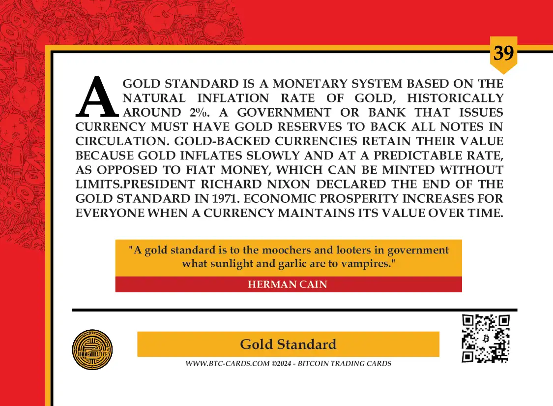 Gold Standard (Base) card back