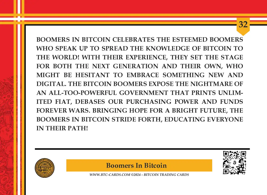 Boomers In Bitcoin (/21) card back