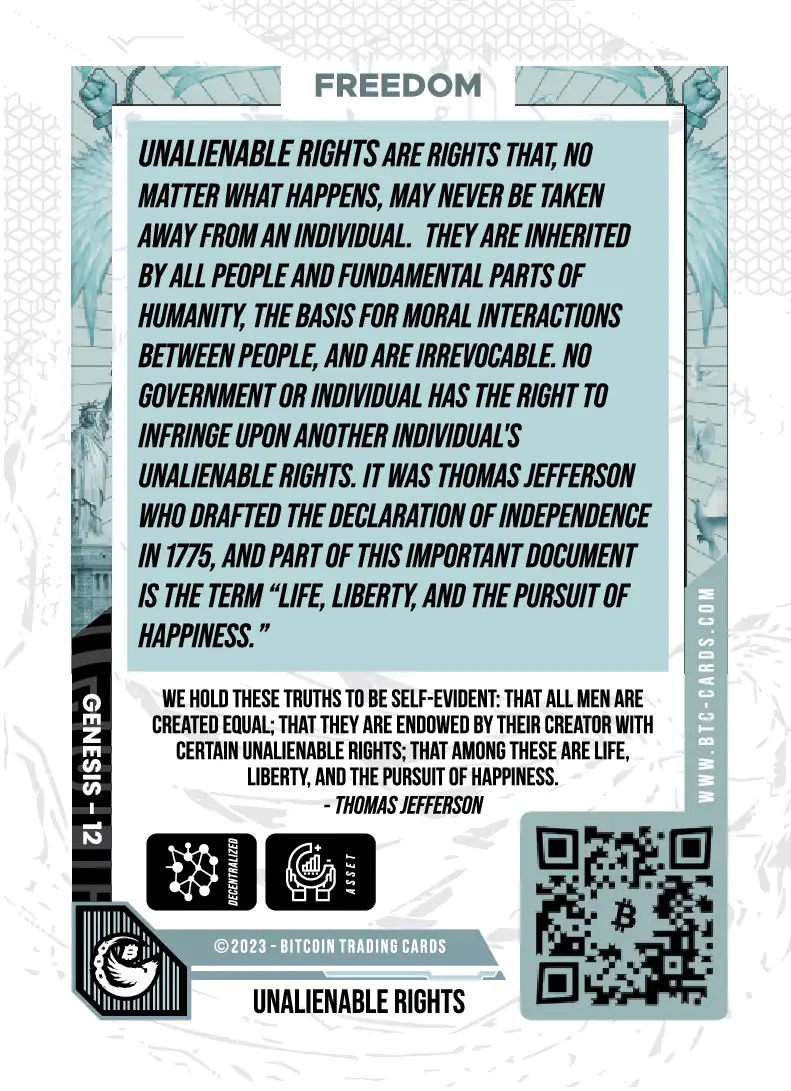Unalienable Rights (Base) card back