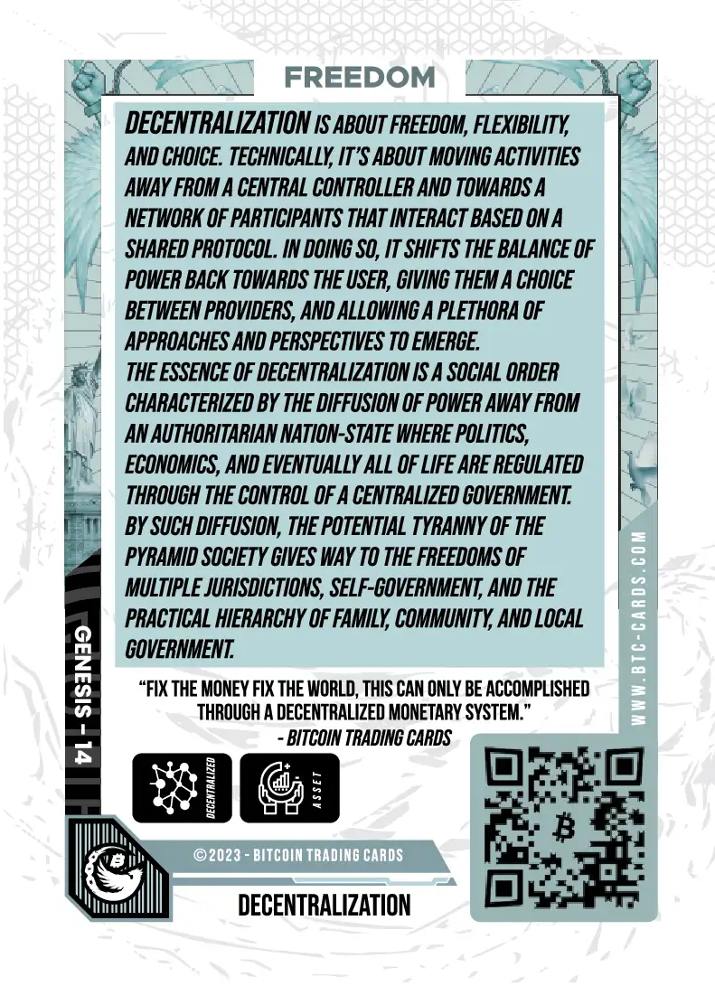 Decentralization (Base) card back