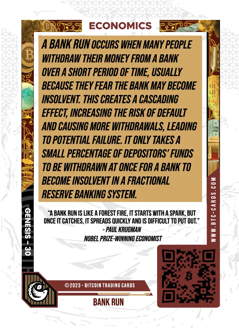 Bank Run (Base) card back