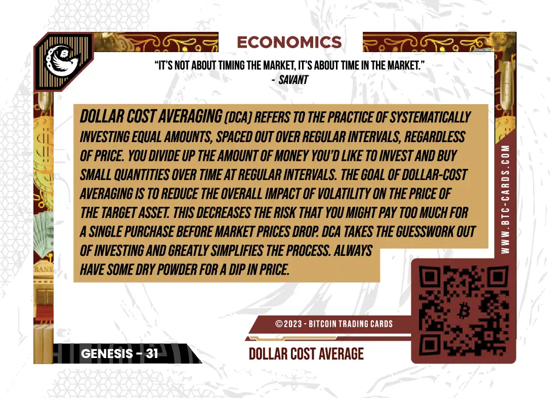 Dollar Cost Average (Base) card back