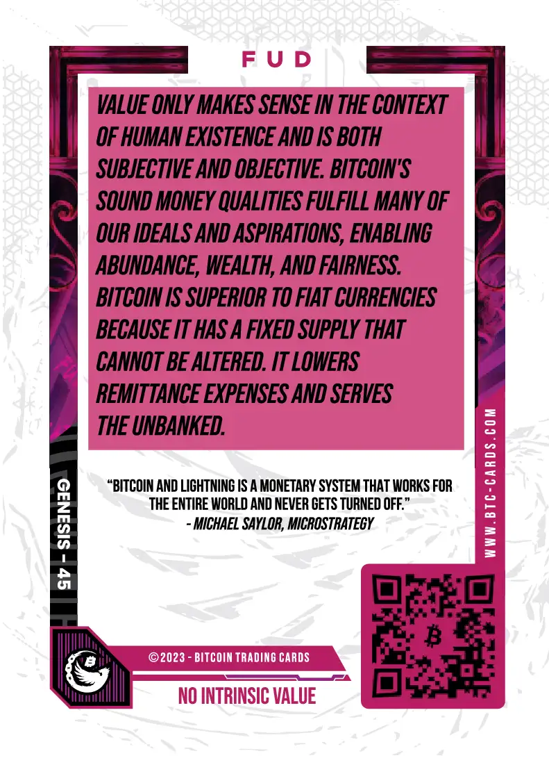 No Intrinsic Value (Base) card back