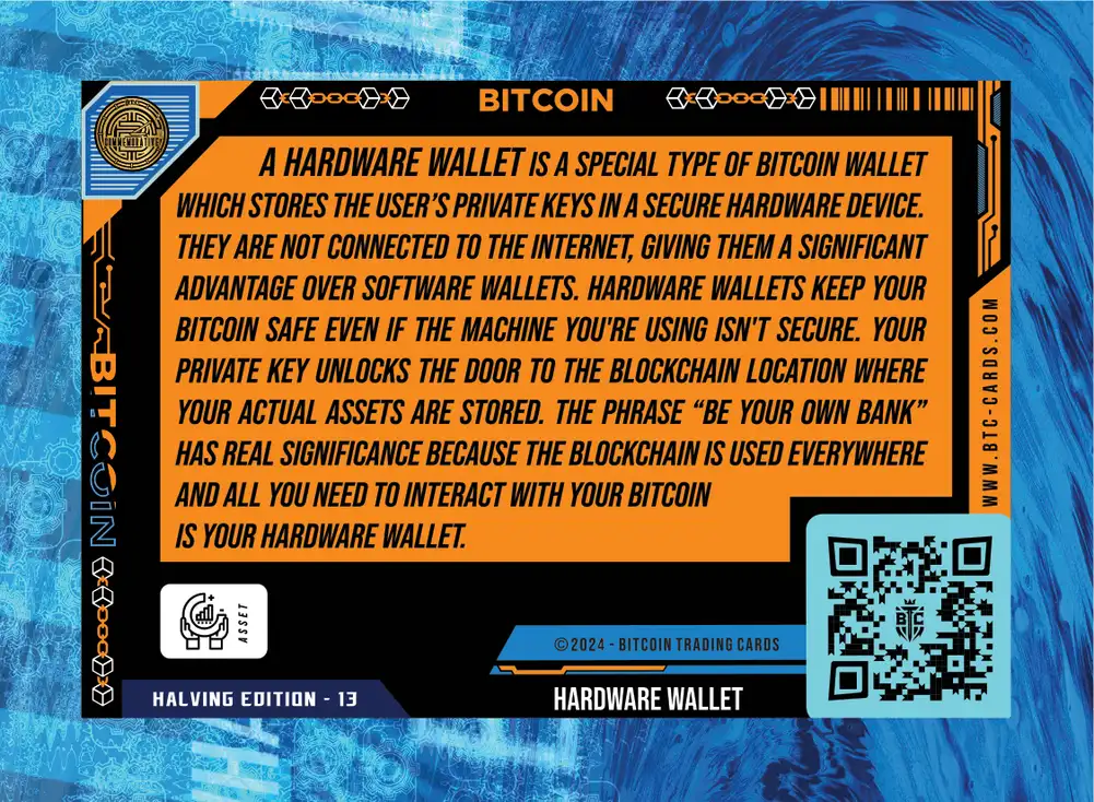 Hardware Wallet (Base) card back