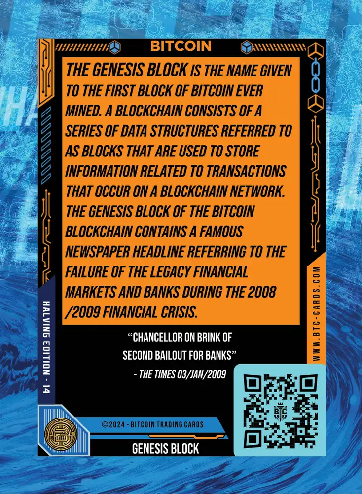 Genesis Block (Base) card back