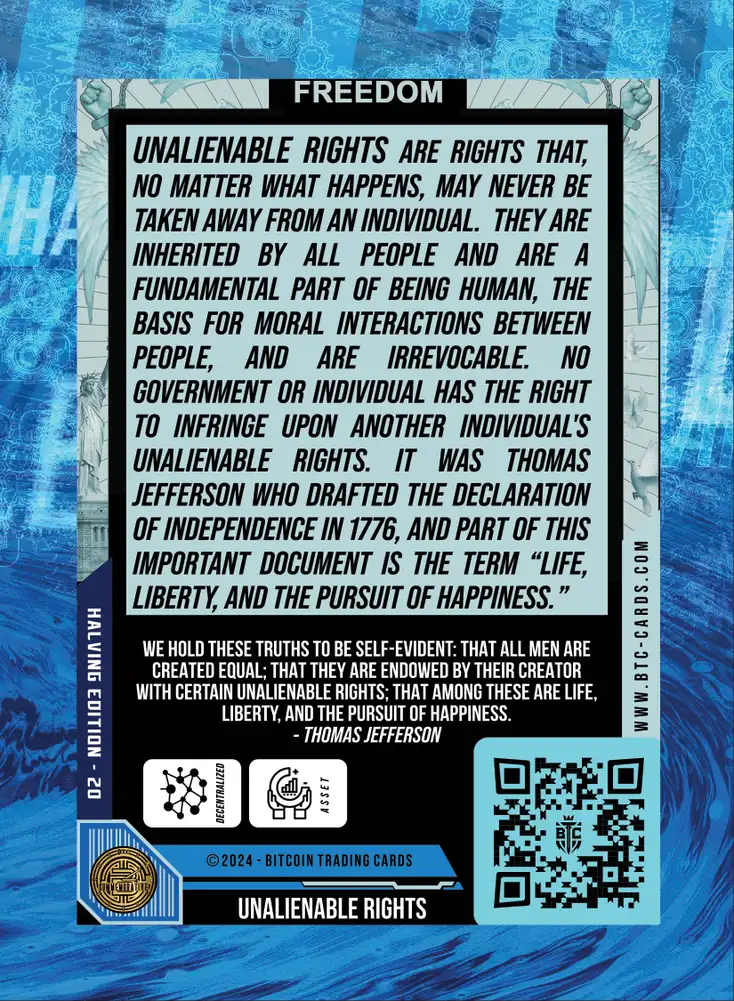 Unalienable Rights (Base) card back
