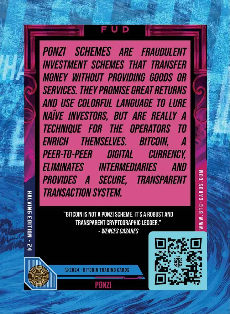 Ponzi (Base) card back