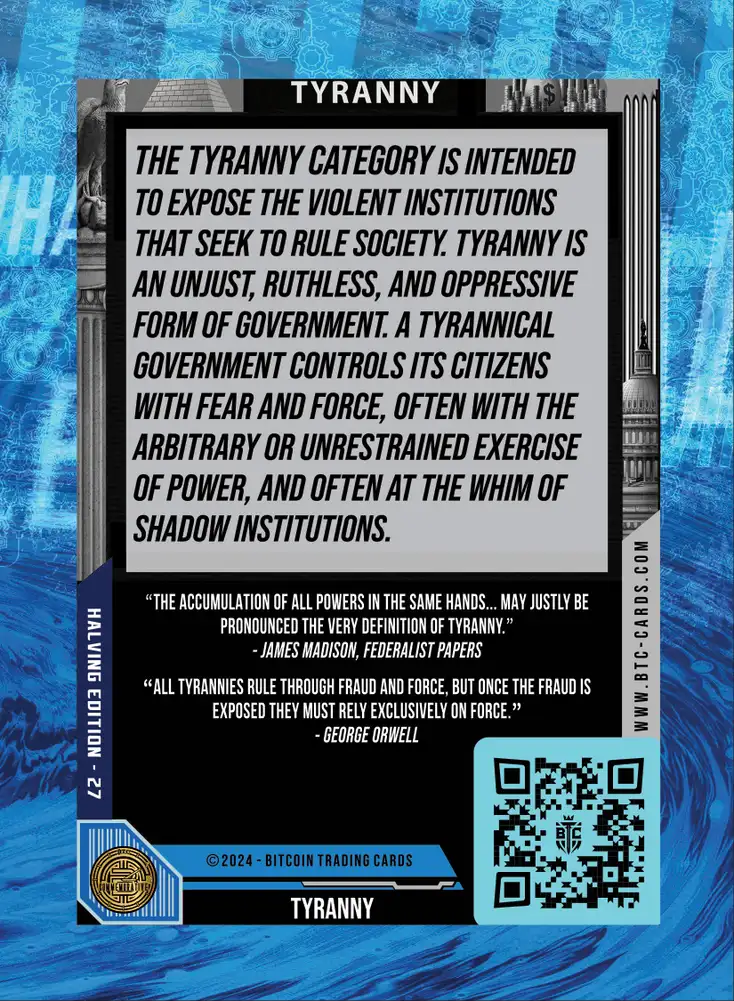 Tyranny (Base) card back
