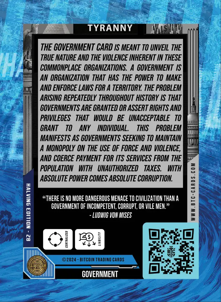 Government (Base) card back