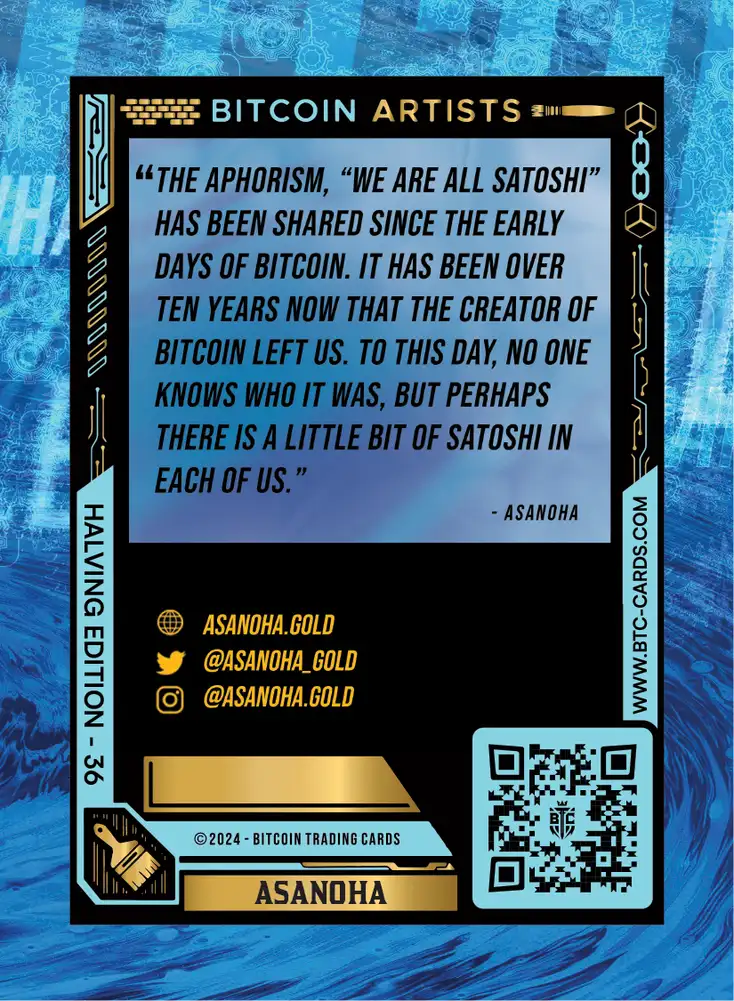 We Are All Satoshi (Base) card back