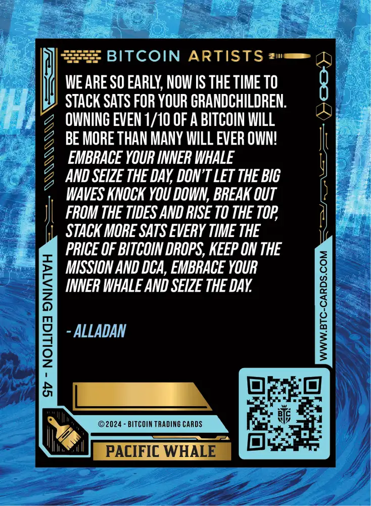 PB 23 Whale (Base) card back