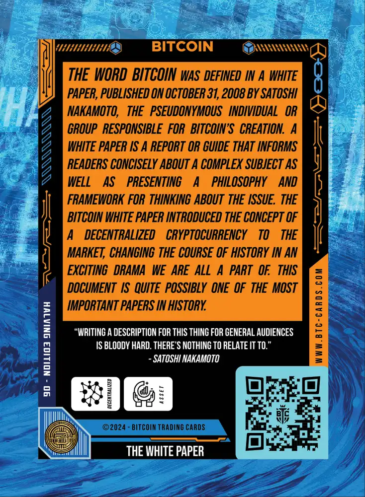 The White Paper (Base) card back
