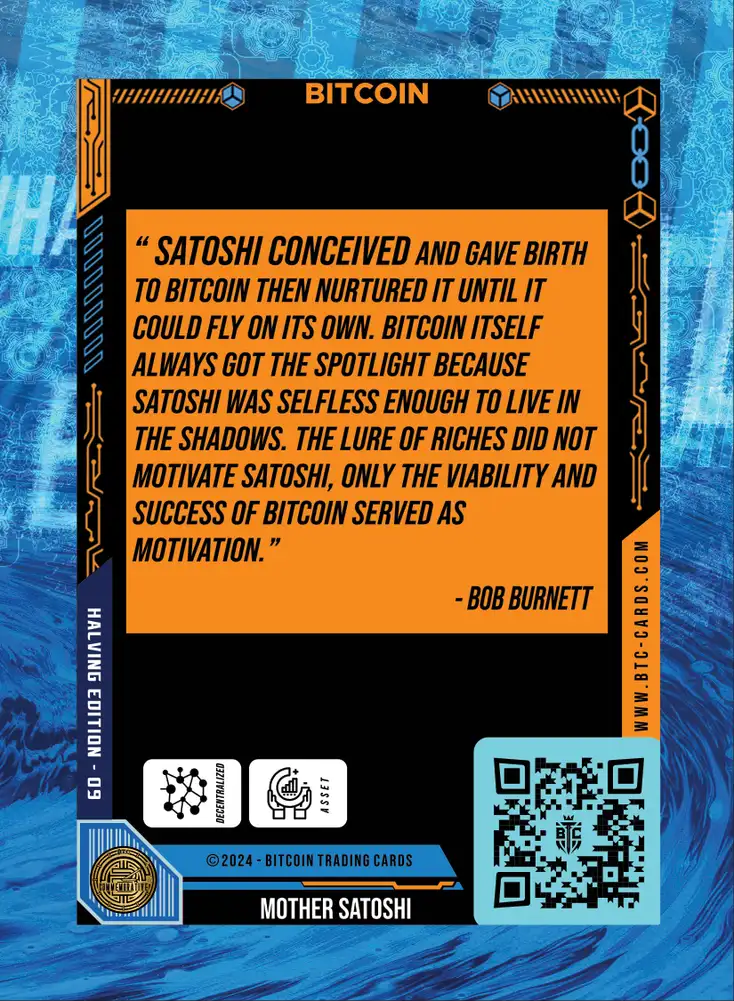 Mother Satoshi (Base) card back