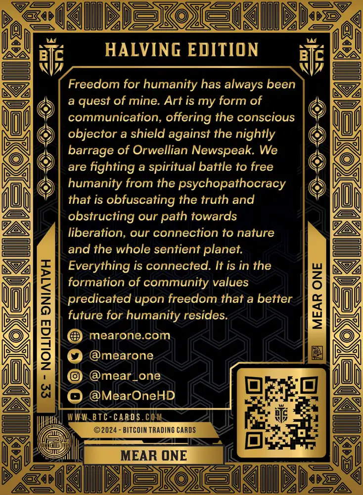 Freedom For Humanity (/420) card back