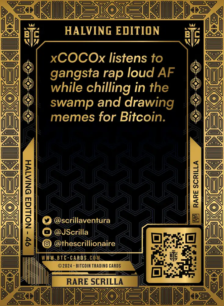 XCOCOX (/50) card back