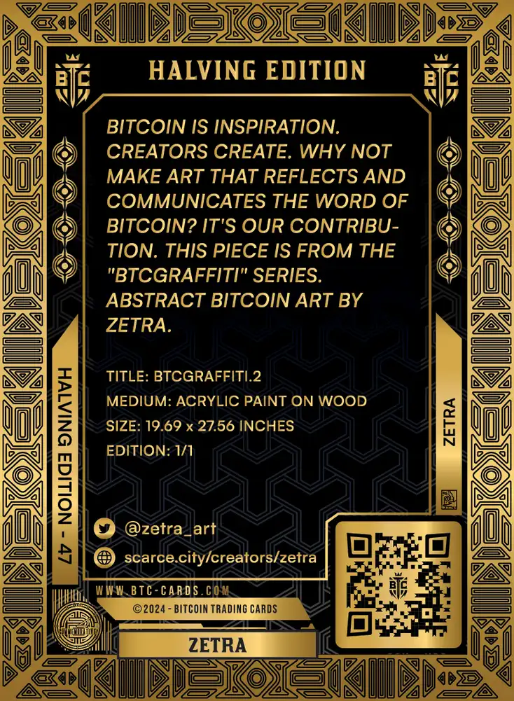 BTCgraffiti.2 (/50) card back