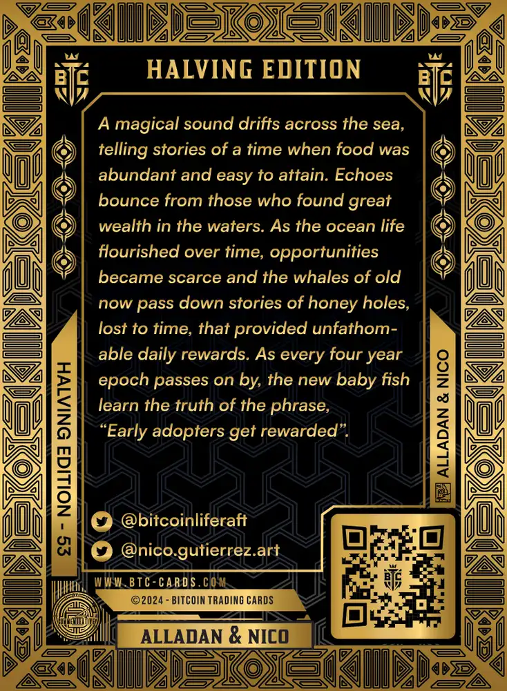 Halving Whale (/21) card back