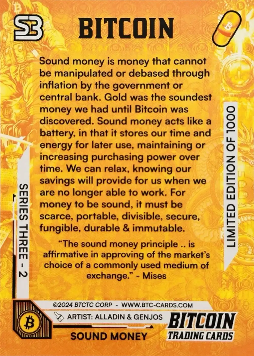 Sound Money (Base) card back