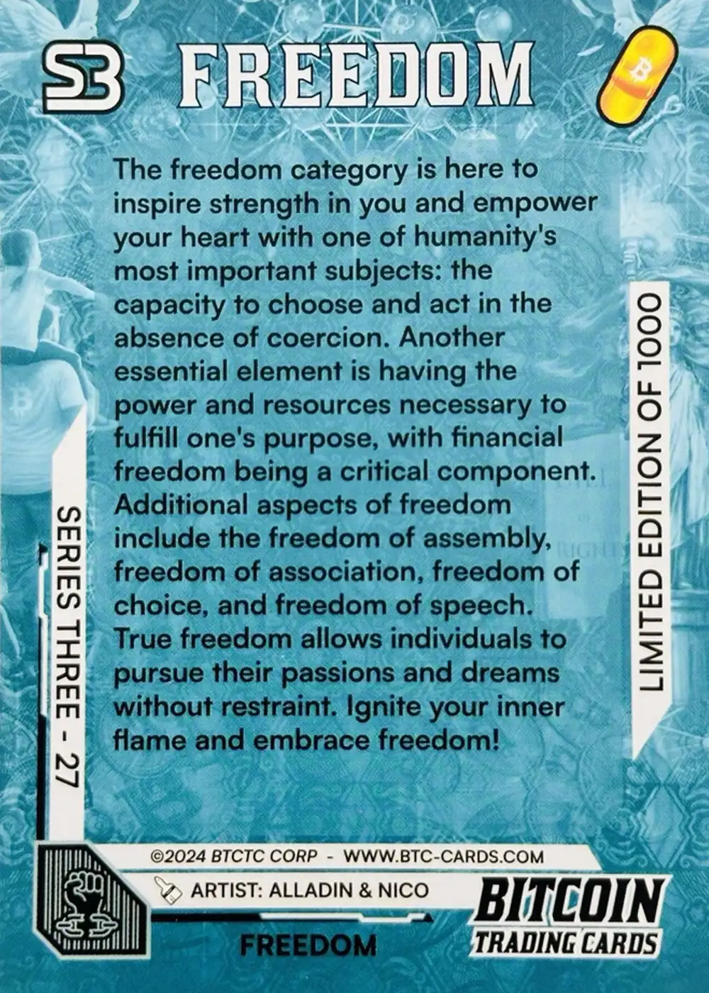 Freedom (Base) card back