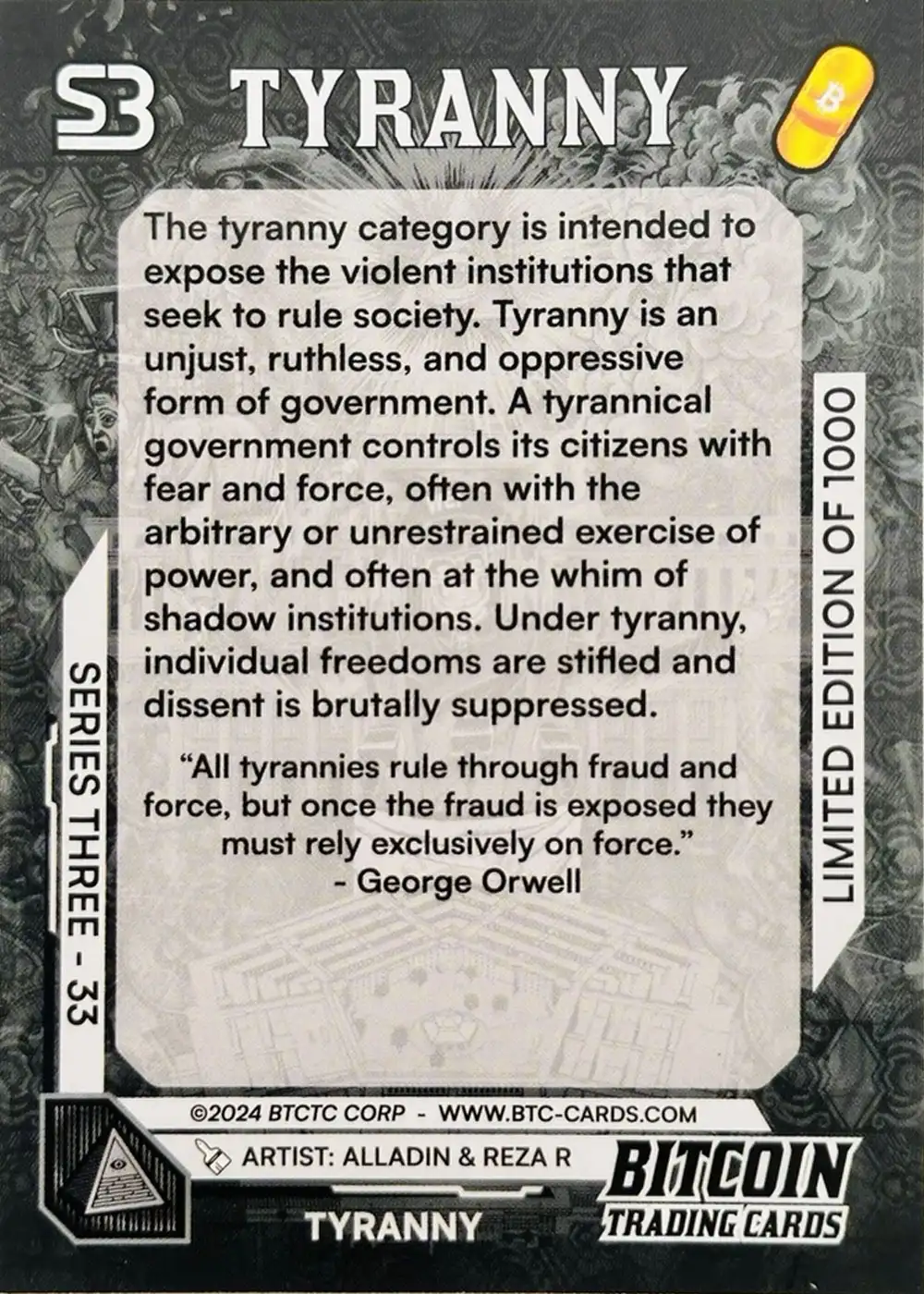 Tyranny (Base) card back