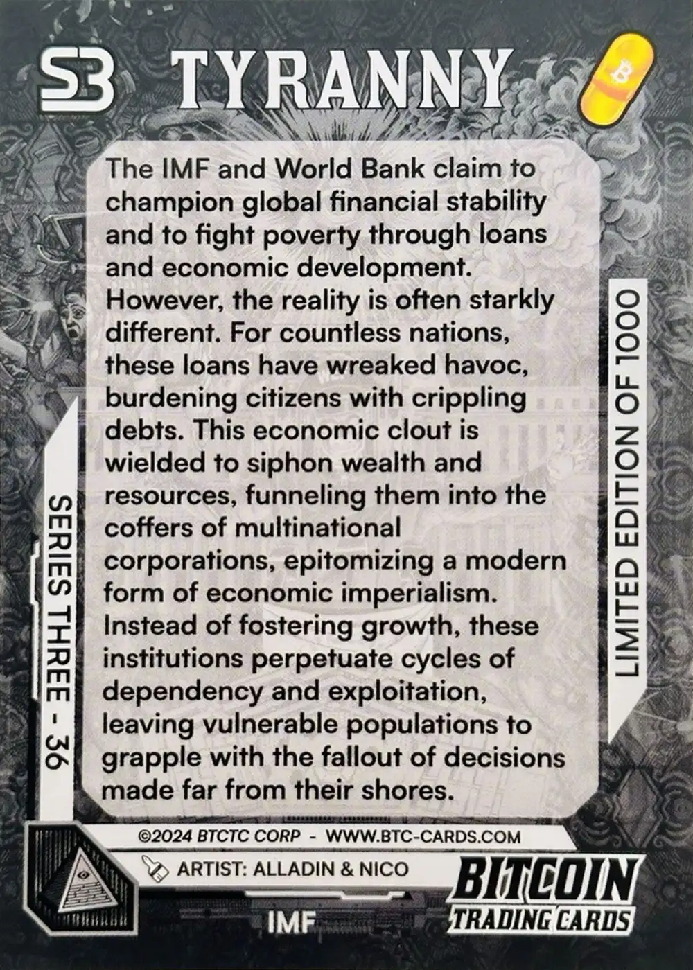 IMF (Base) card back