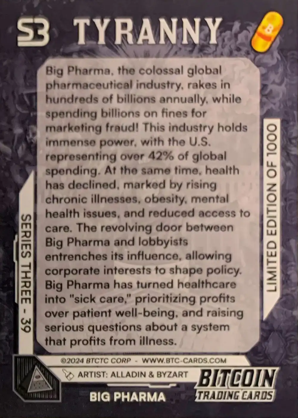 Big Pharma (Base) card back