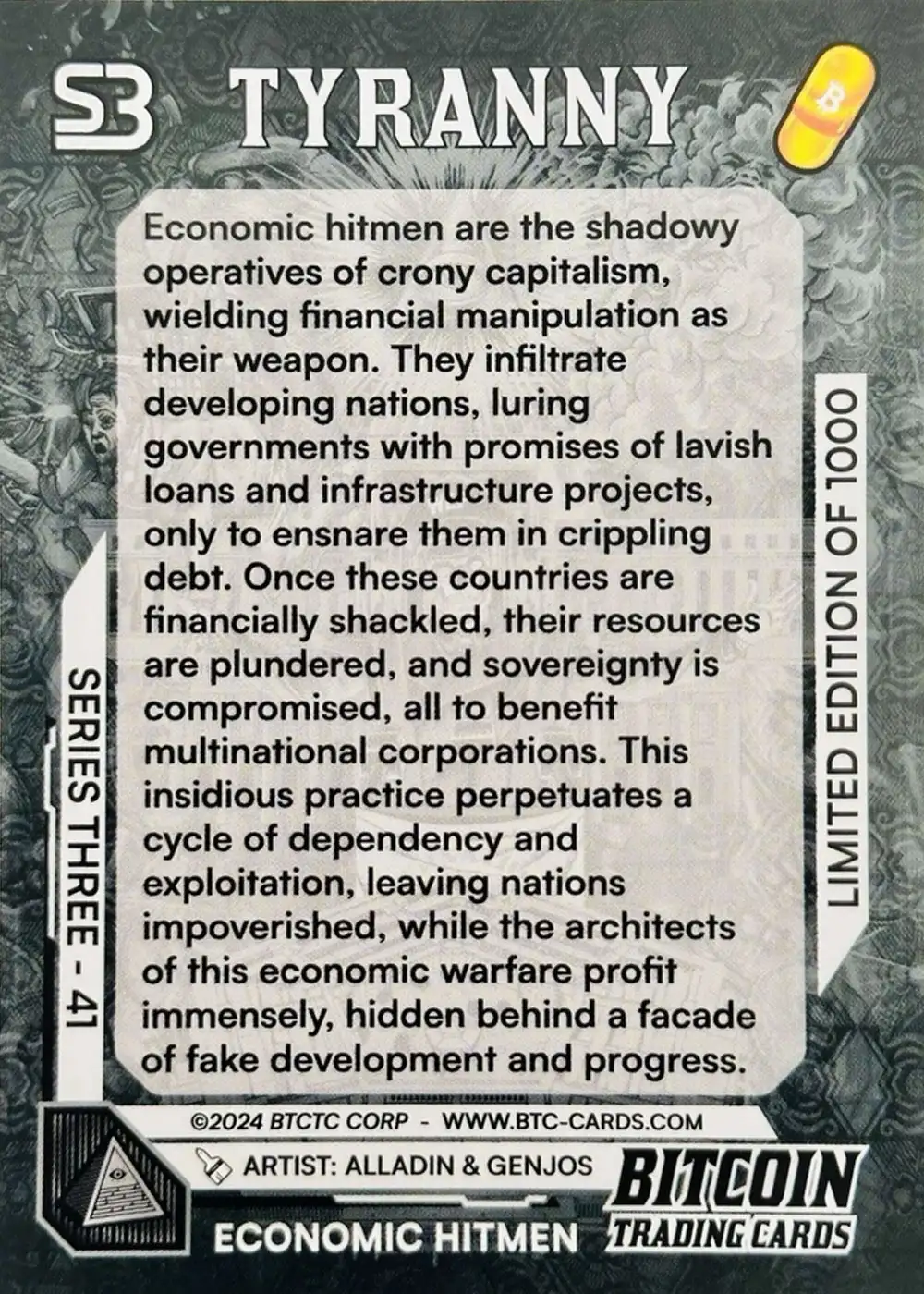 Economic Hitmen (Base) card back