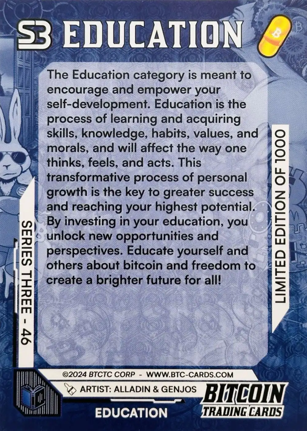 Education (Base) card back