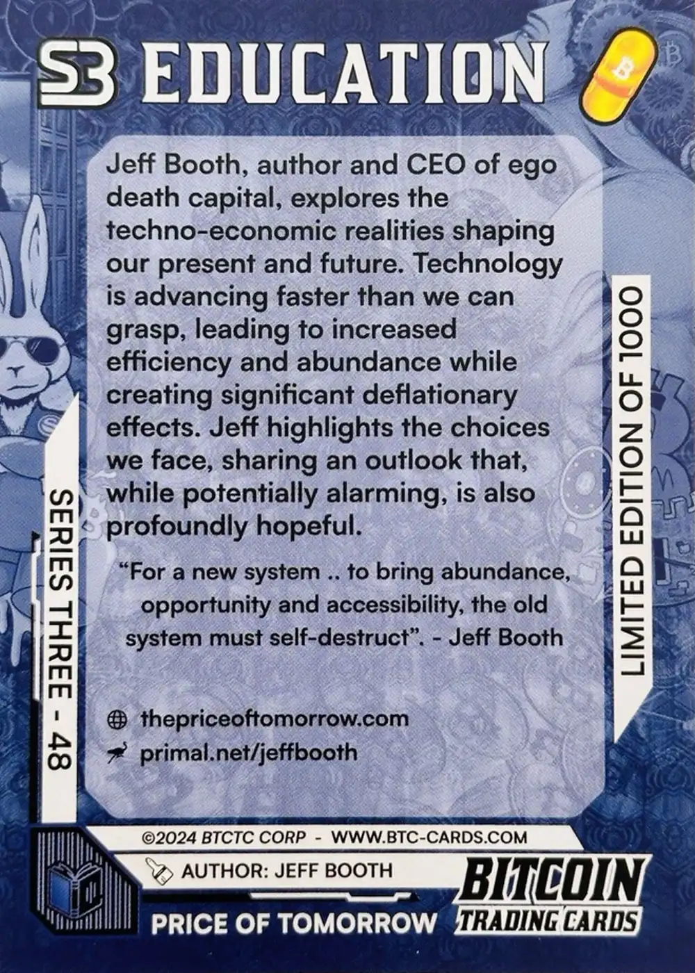 Price of Tomorrow (Base) card back