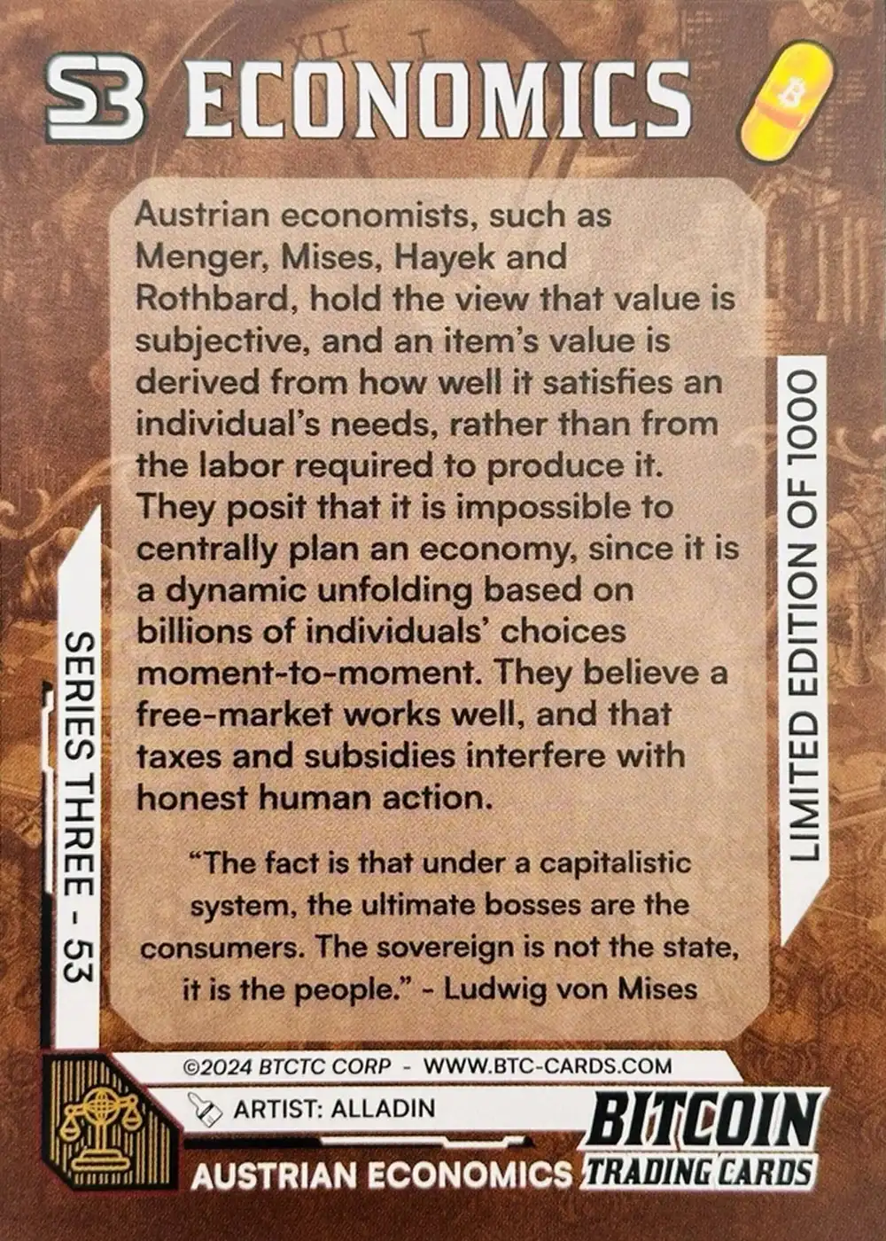 Austrian Economics (Base) card back