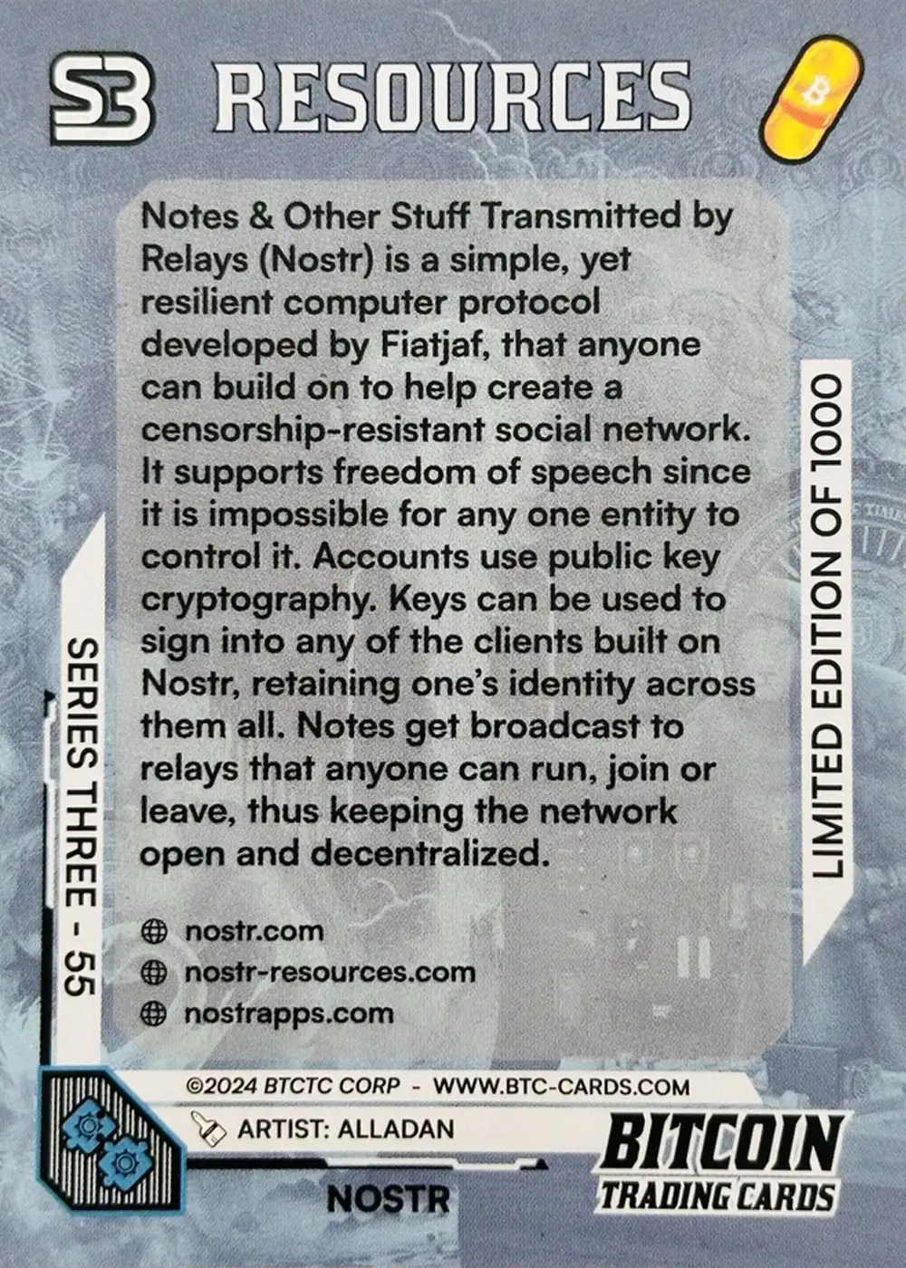 NOSTR (Base) card back