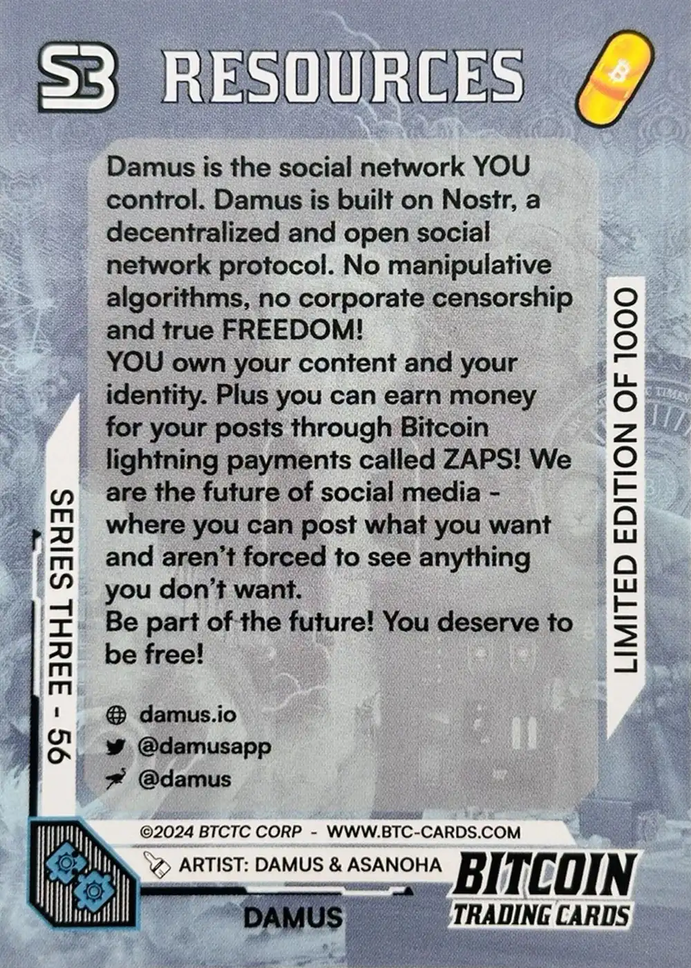 Damus (Base) card back