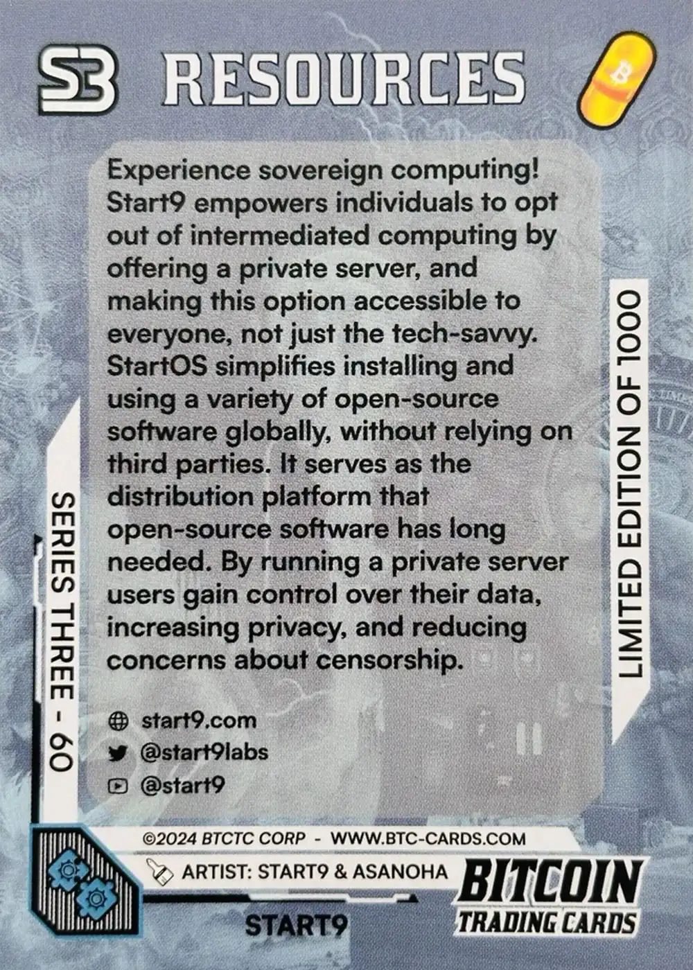 Start9 (Base) card back