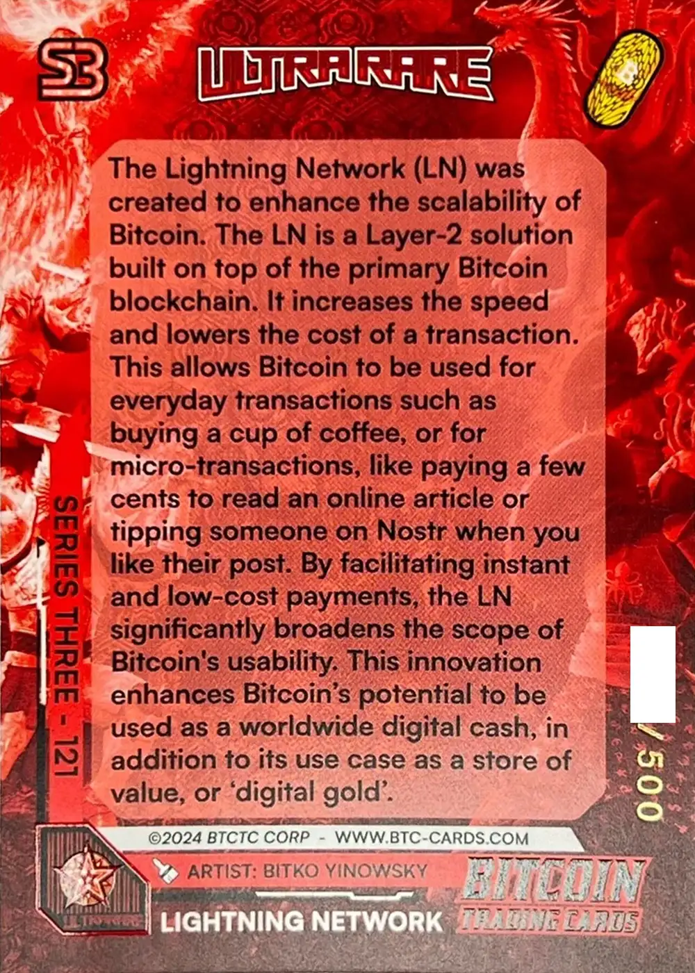 Lightning Network (/500) card back