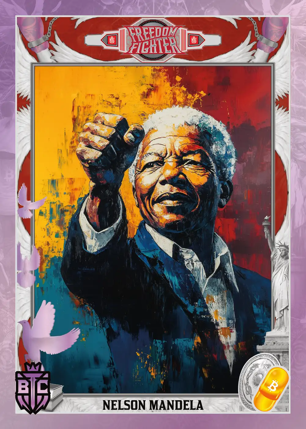 Nelson Mandela (Purple) thumbnail
