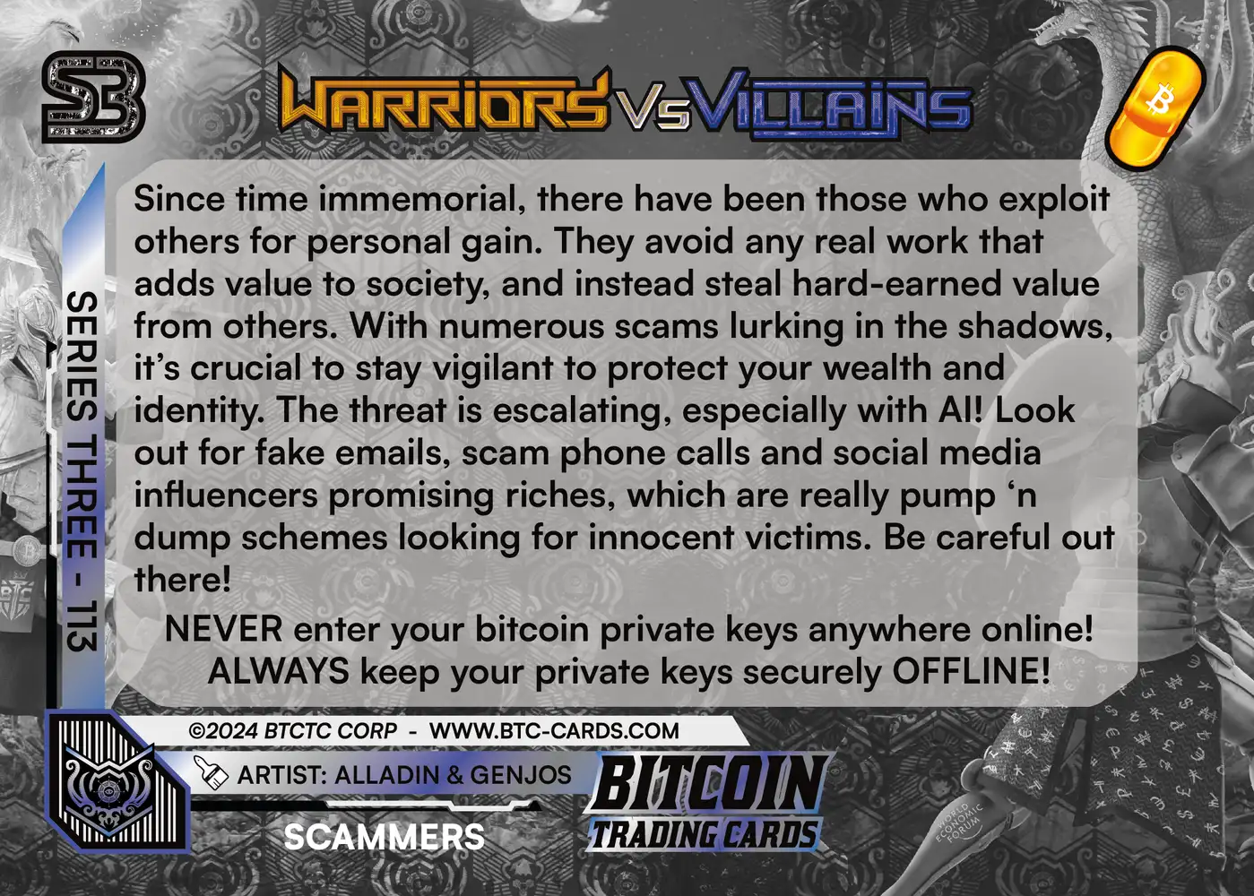 Scammers (/500) card back