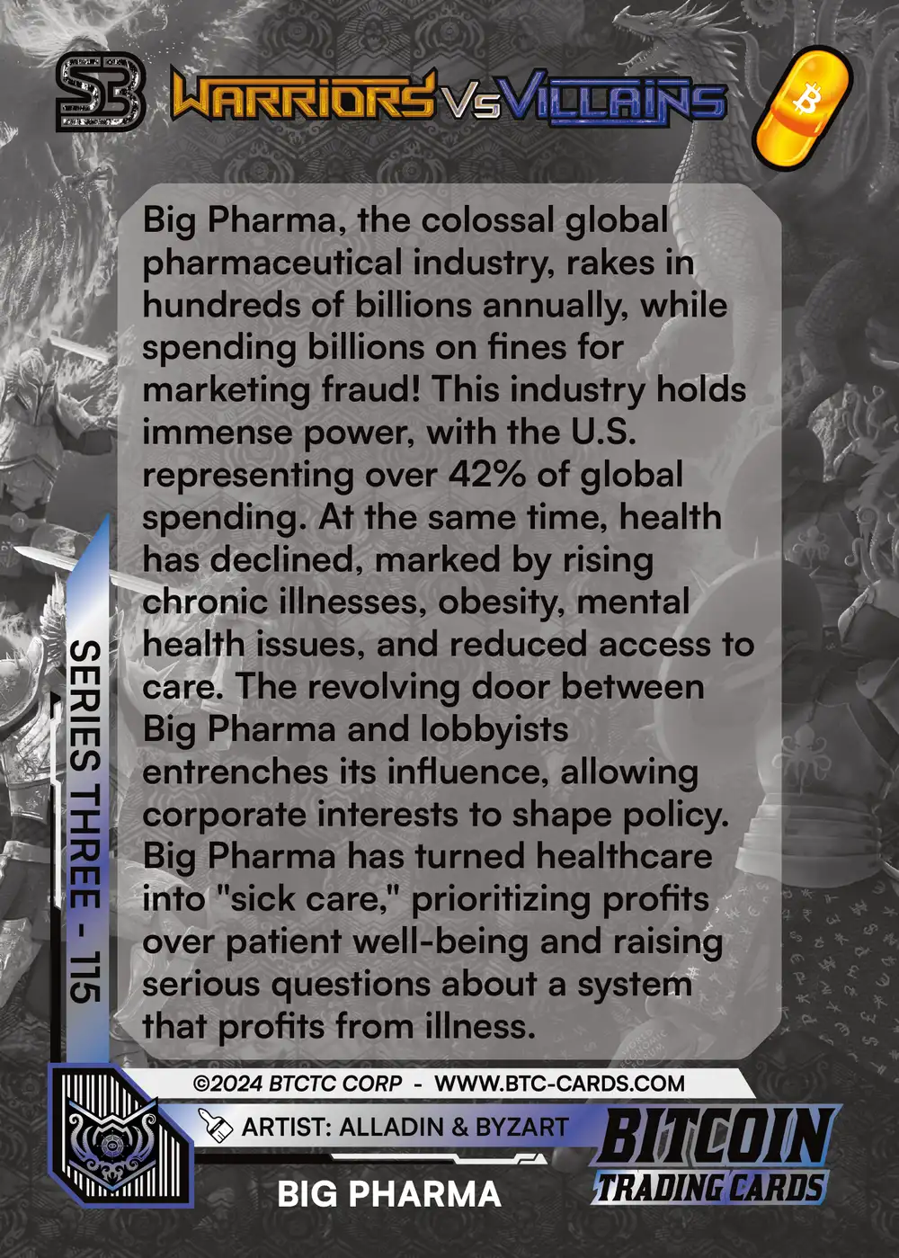 Big Pharma (/500) card back