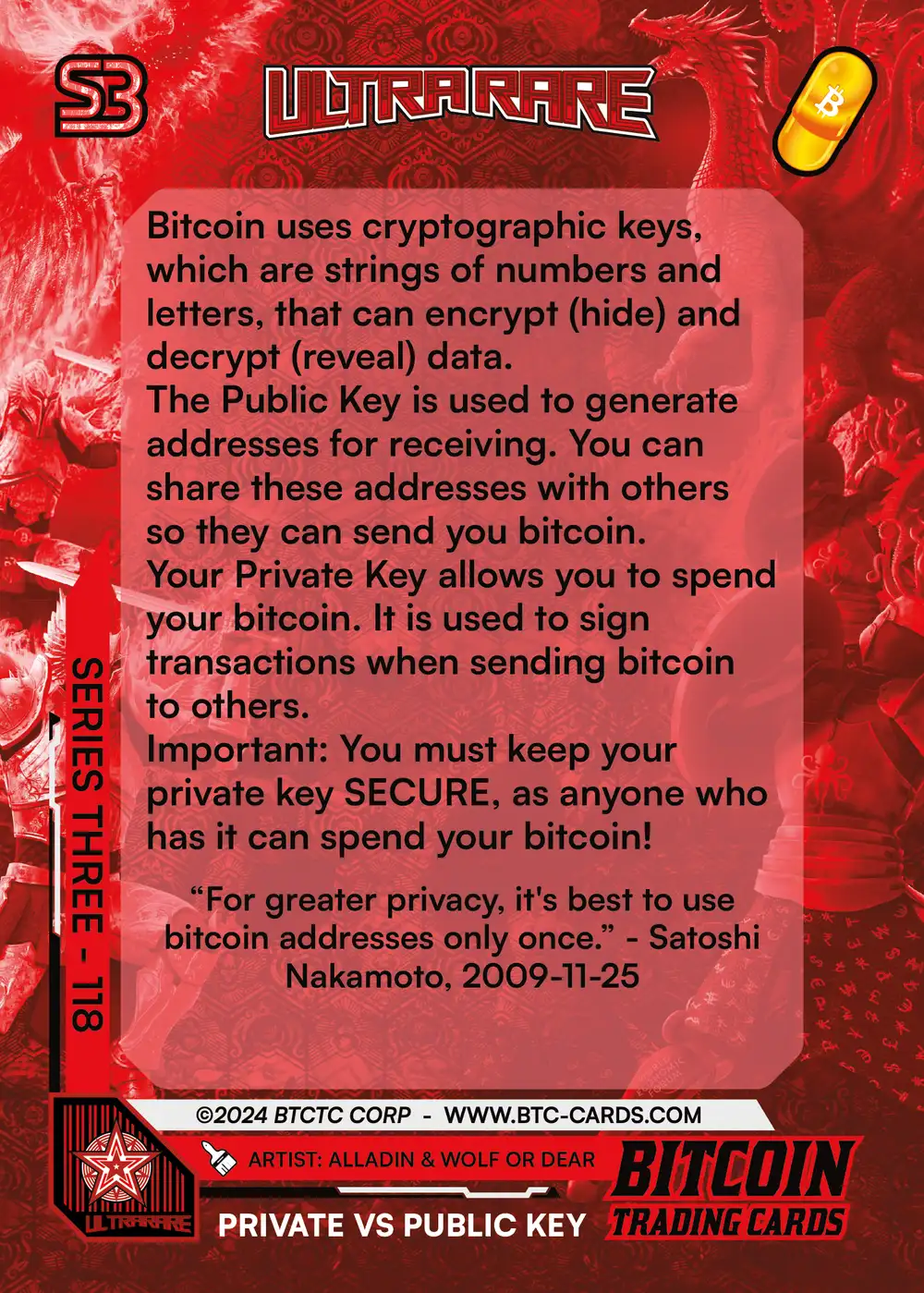 Private Key vs. Public Key (/500) card back
