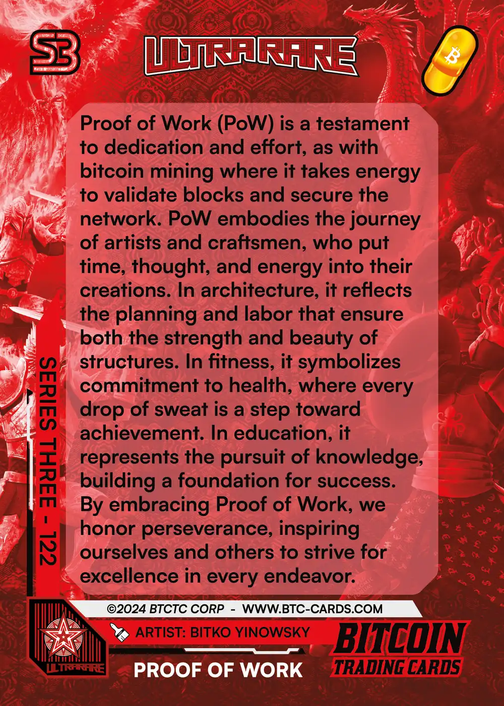 Proof of Work (/500) card back