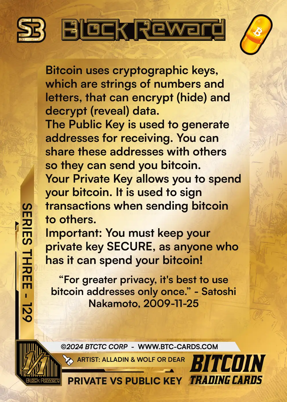 Private Key vs. Public Key (1/1) card back